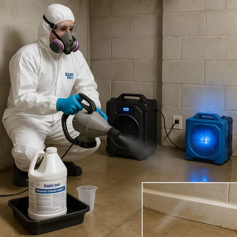 Sanitization and Odor Removal process in Sausalito, CA